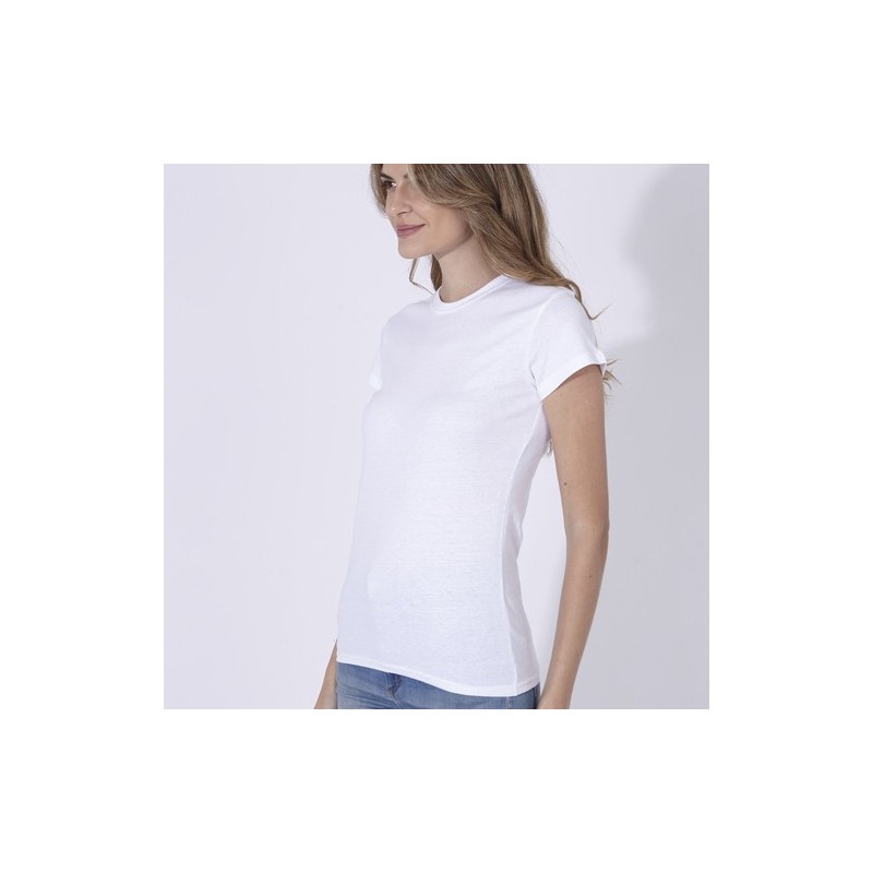 T-Shirt Blanc Femme Personnalisé 100% Coton WCS180 "Keya" Matières : coton Taille textile : M Couleurs : blanc cadeau collaborat