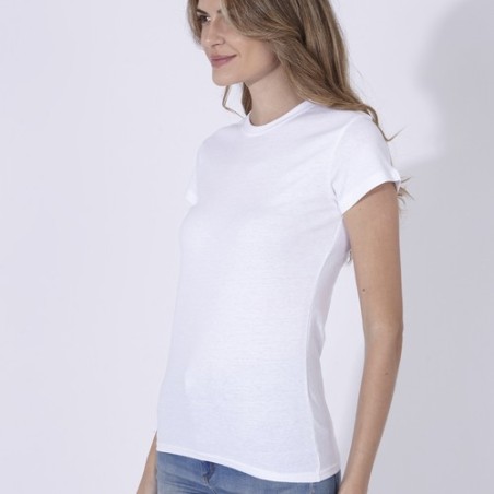 T-Shirt Blanc Femme Personnalisé 100% Coton WCS180 "Keya" Matières : coton Taille textile : L Couleurs : blanc livraison express
