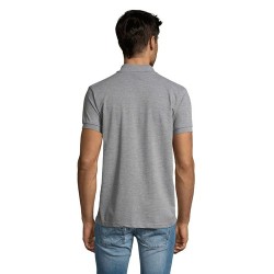 Polo personnalisé homme en polycoton 200g - PRIME MEN Matières : PET Taille textile : 5XL Couleurs : gris chiné accessoire événe