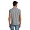 Polo personnalisé homme en polycoton 200g - PRIME MEN Matières : PET Taille textile : 5XL Couleurs : gris chiné accessoire événe