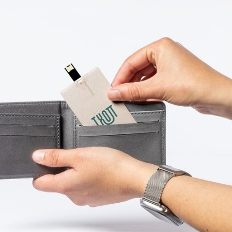 Clé USB Éco-responsable 16GB Personnalisée Cadeau d'Entreprise Glyner Matières : ABS impression haute définition