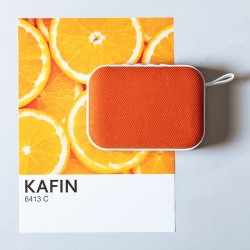 Haut-Parleur Bluetooth Personnalisé de Kafin Matières : polyester Couleurs : bleu objet promo petit budget