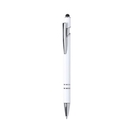 Stylet Bille Multifonction Personnalisé de Parlex Couleurs : blanc personnalisable avec votre logo