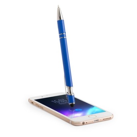 Stylet Bille Multifonction Personnalisé de Parlex Couleurs : bleu cadeau collaborateur premium