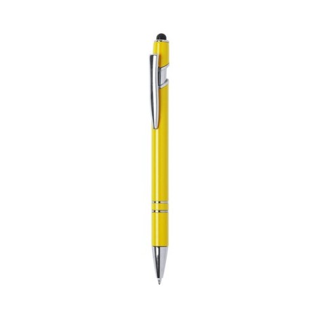 Stylet Bille Multifonction Personnalisé de Parlex Couleurs : jaune marquage laser ultra précis