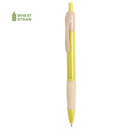 Stylo Éco-responsable Personnalisé Objets Publicitaires - Rosdy Matières : ABS Couleurs : jaune accessoire événementiel unique
