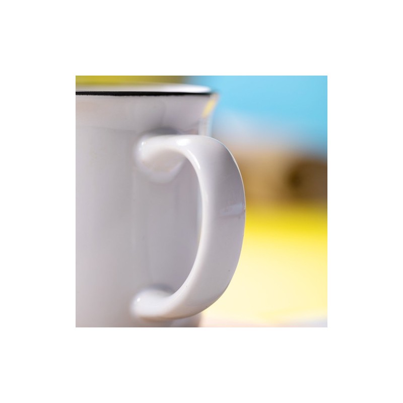 Tasse personnalisable de sublimation unique - Gover Matières : céramique Couleurs : bleu goodies entreprise design