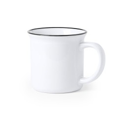 Tasse personnalisable de sublimation unique - Gover Matières : céramique Couleurs : noir cadeau entreprise pas cher