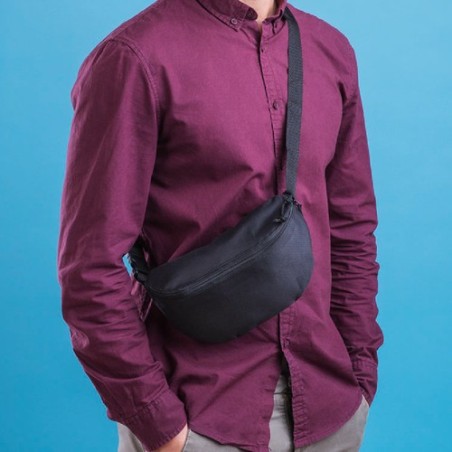 Sac Banane Personnalisé Élégant et Polyvalent Zunder - pas cher Matières : polyester Couleurs : bleu marine goodies publicitaire