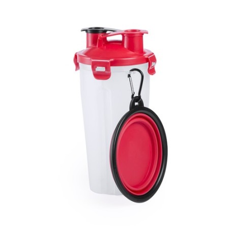 Set Pratique Personnalisé d'Accessoires pour Animaux de Compagnie Matsen Couleurs : rouge personnalisable avec votre logo