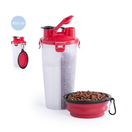 Set Pratique Personnalisé d'Accessoires pour Animaux de Compagnie Matsen Couleurs : rouge cadeau entreprise pas cher