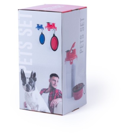 Set Pratique Personnalisé d'Accessoires pour Animaux de Compagnie Matsen Couleurs : rouge cadeau affaires élégant