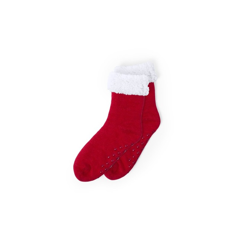Chaussettes Antidérapantes Personnalisées pas cher - Molbik Matières : polyester Couleurs : rouge impression haute définition