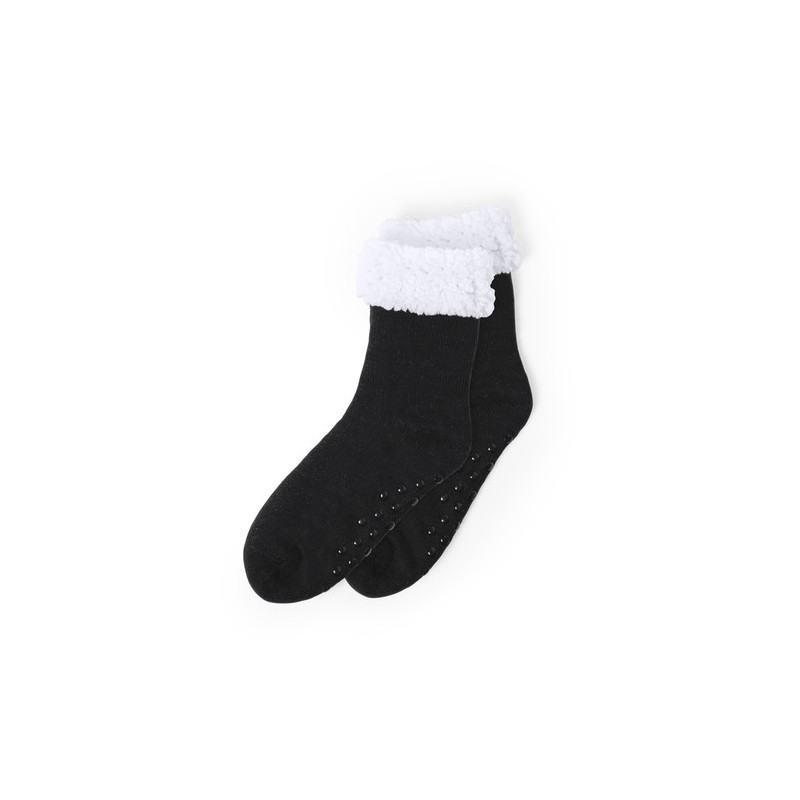 Chaussettes Antidérapantes Personnalisées pas cher - Molbik Matières : polyester Couleurs : rouge marquage couleur éclatante