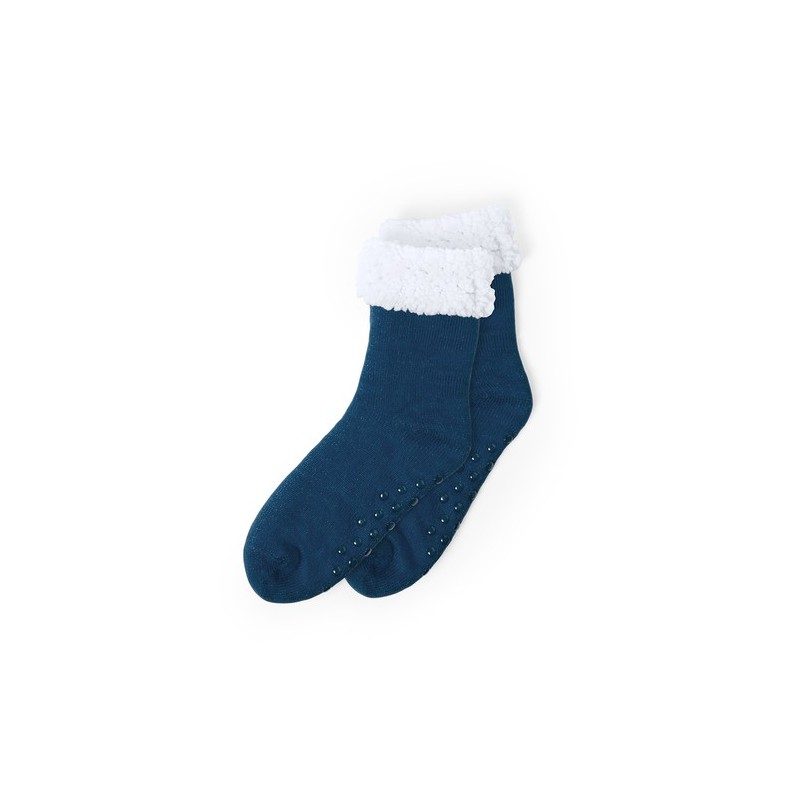 Chaussettes Antidérapantes Personnalisées pas cher - Molbik Matières : polyester Couleurs : rouge marquage couleur éclatante