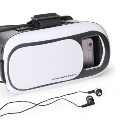Lunettes VR Personnalisées Économiques pour une Immersion Totale - Bercley Couleurs : blanc objet promotionnel éco-responsable