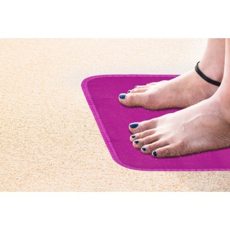 Tapis de fitness personnalisé Misbiz Matières : polyéthylène (PE) Couleurs : blanc impression haute définition
