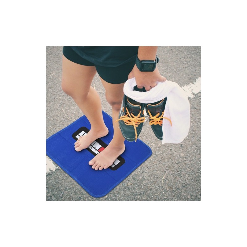 Tapis de fitness personnalisé Misbiz Matières : polyéthylène (PE) Couleurs : blanc cadeau entreprise pas cher