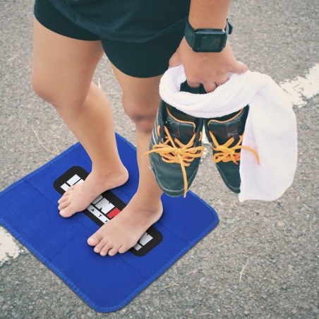 Tapis de fitness personnalisé Misbiz Matières : polyéthylène (PE) Couleurs : blanc cadeau entreprise pas cher