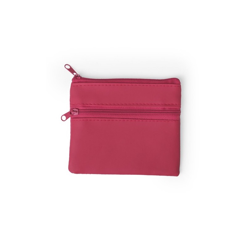Porte Monnaie Personnalisé Éco-responsable Cadeau Publicitaire Ralf Matières : PU Couleurs : fuchsia objet promotionnel éco-resp