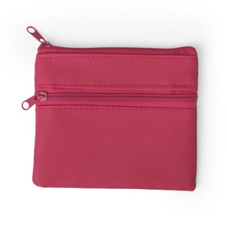 Porte Monnaie Personnalisé Éco-responsable Cadeau Publicitaire Ralf Matières : PU Couleurs : fuchsia objet promotionnel éco-resp