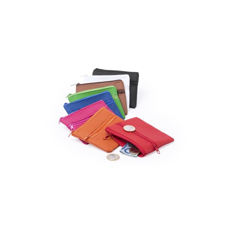 Porte Monnaie Personnalisé Éco-responsable Cadeau Publicitaire Ralf Matières : PU Couleurs : fuchsia cadeau affaires élégant