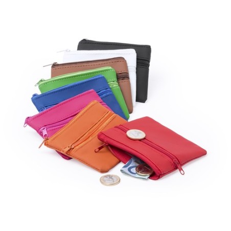 Porte Monnaie Personnalisé Éco-responsable Cadeau Publicitaire Ralf Matières : PU Couleurs : fuchsia cadeau affaires élégant