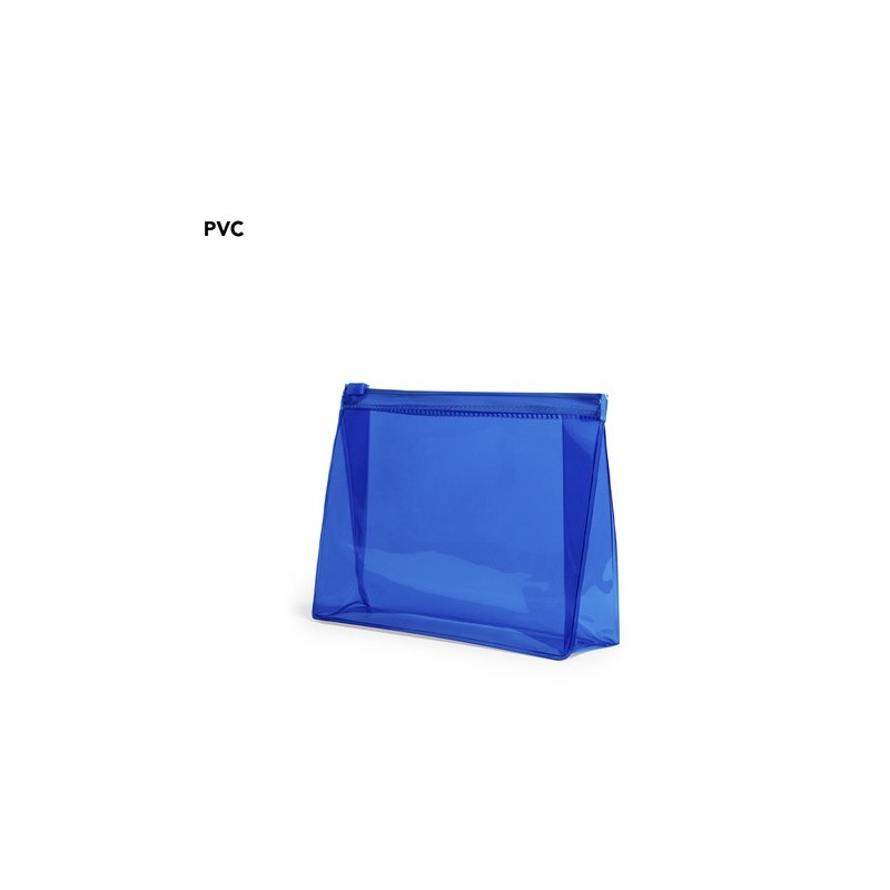 Nécessaire Pratique Élégante Personnalisé - Iriam Matières : PVC Couleurs : bleu accessoire événementiel unique