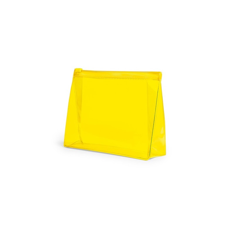 Nécessaire Pratique Élégante Personnalisé - Iriam Matières : PVC Couleurs : bleu marquage laser ultra précis
