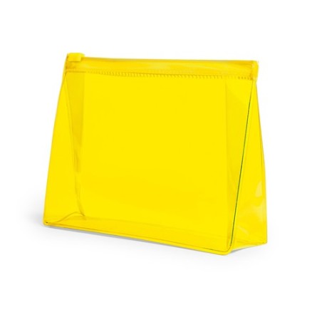 Nécessaire Pratique Élégante Personnalisé - Iriam Matières : PVC Couleurs : bleu marquage laser ultra précis