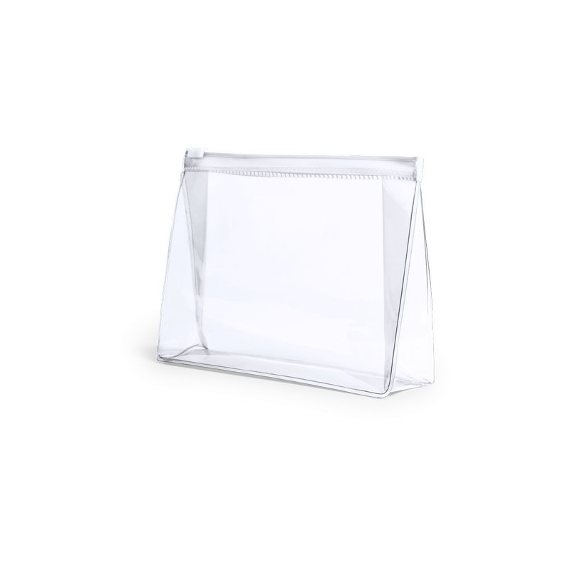 Nécessaire Pratique Élégante Personnalisé - Iriam Matières : PVC Couleurs : bleu objet promotionnel éco-responsable