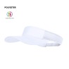 Visière Pratique Personnalisée Publicitaire Gonnax - Accessoire Matières : polyester Couleurs : noir marquage laser ultra précis