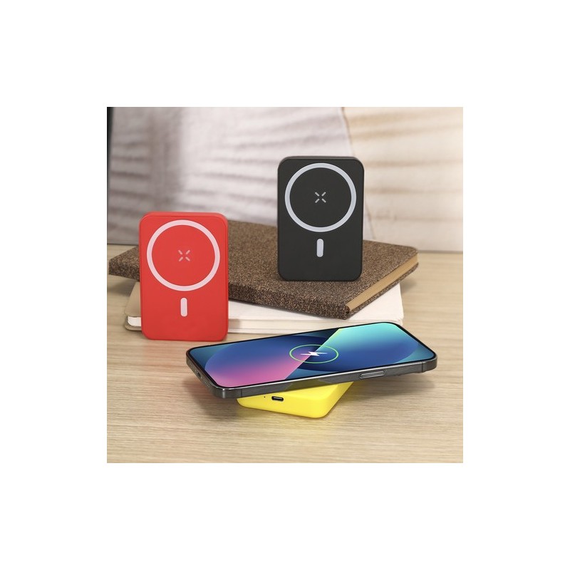 Power Bank Personnalisé Pas Cher Tudelak Couleurs : jaune goodies personnalisé en stock