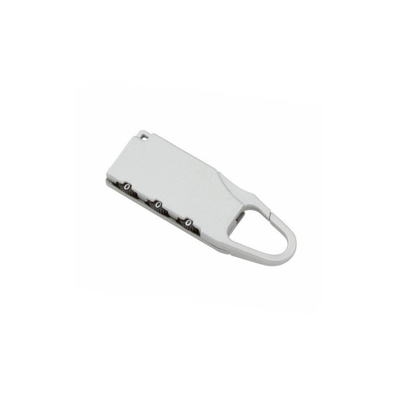 Cadenas personnalisé bicolore et design pas cher Zanex Matières : métal Couleurs : rouge marquage laser ultra précis
