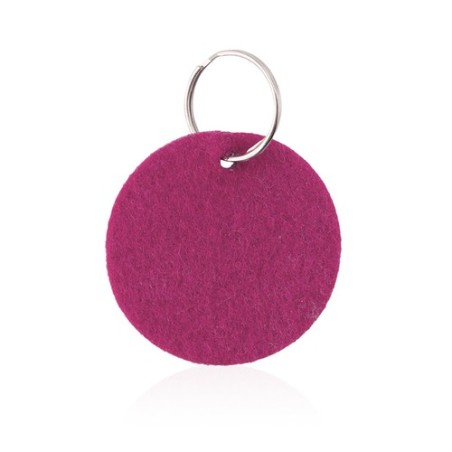 Porte-Clés Personnalisable - Nicles Matières : feutrine Couleurs : rouge impression haute définition