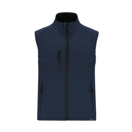Gilet Personnalisé pas cher Handricks Matières : élasthanne Taille textile : XXL Couleurs : bleu marine impression logo haute qu