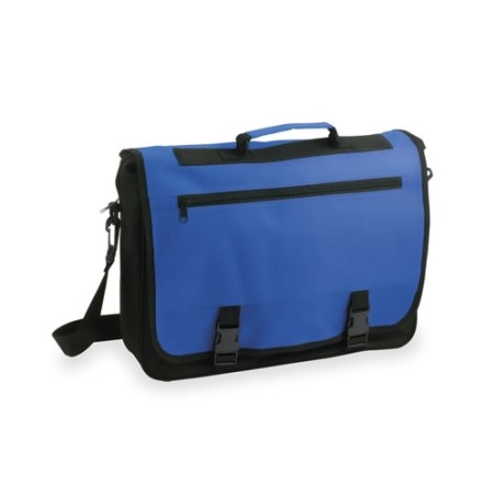 Sacoche d'Entreprise Pratique Personnalisée - Porte-Documents Verse Matières : polyester Couleurs : noir objet promotionnel éco-