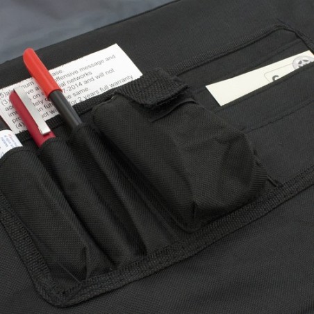 Sacoche d'Entreprise Pratique Personnalisée - Porte-Documents Verse Matières : polyester Couleurs : noir cadeau entreprise pas c