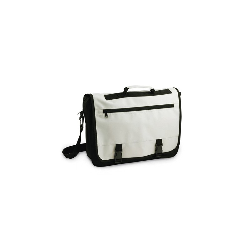 Sacoche d'Entreprise Pratique Personnalisée - Porte-Documents Verse Matières : polyester Couleurs : noir impression logo haute q