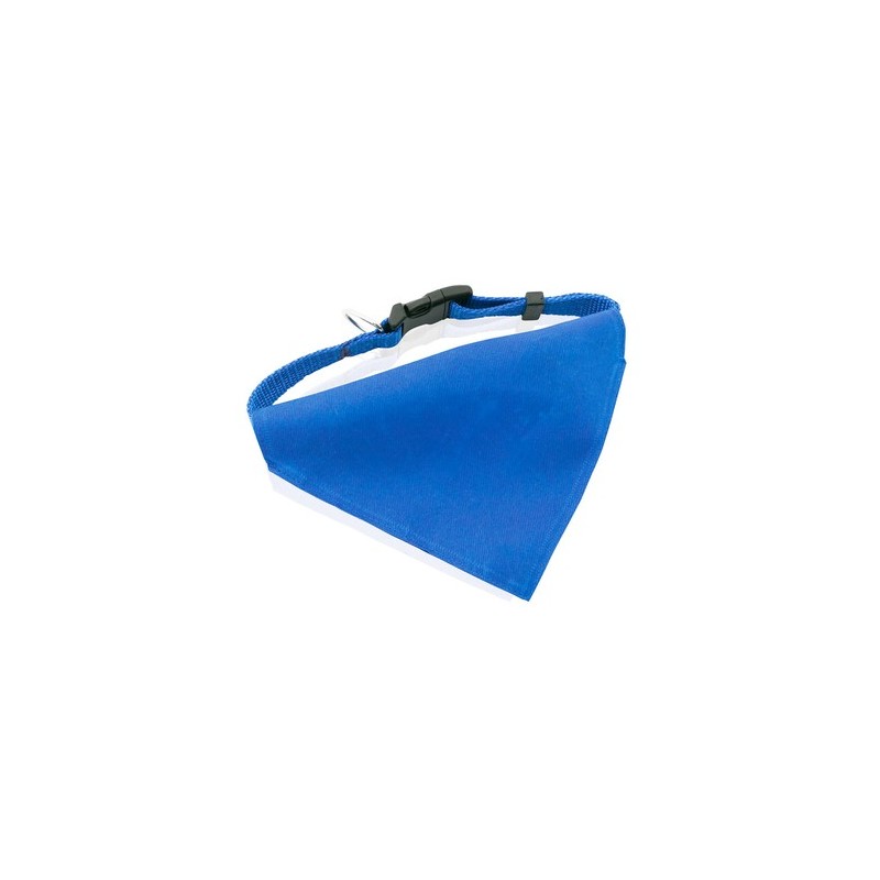 Collier Bandana Personnalisé Éco-responsable pour Animal Roco Matières : polyester Couleurs : bleu
