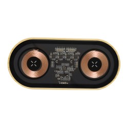 Chargeur Double Sans Fil Personnalisé 15W Layerit Matières : bambou 2