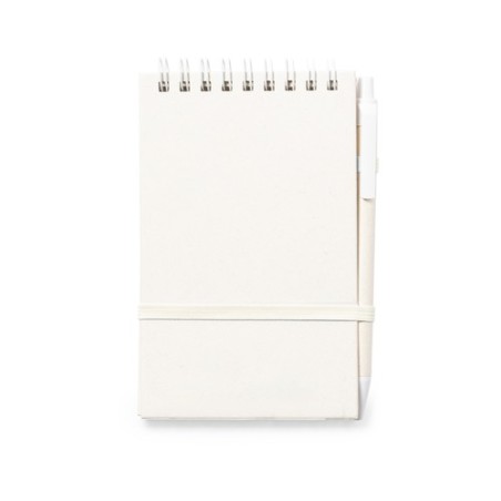 Cahier Éco-responsable Publicitaire Heiwor Matières : carton de lait recyclé personnalisable avec votre logo