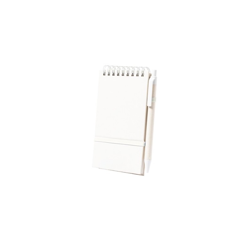 Cahier Éco-responsable Publicitaire Heiwor Matières : carton de lait recyclé impression haute définition