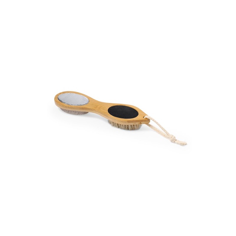 Brosse Exfoliante Personnalisée en Bois Naturel pour le Bien-Être - Cierny Matières : bois personnalisable avec votre logo