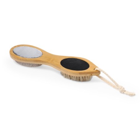 Brosse Exfoliante Personnalisée en Bois Naturel pour le Bien-Être - Cierny Matières : bois personnalisable avec votre logo