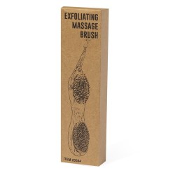 Brosse Exfoliante Personnalisée en Bois Naturel pour le Bien-Être - Cierny Matières : bois impression haute définition