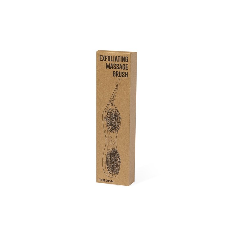 Brosse Exfoliante Personnalisée en Bois Naturel pour le Bien-Être - Cierny Matières : bois impression haute définition