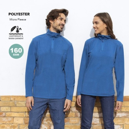 Veste Polaire Unisexe Personnalisée en Fleece pas cher - Arsuk Matières : polyester Taille textile : XXL Couleurs : bleu marine 