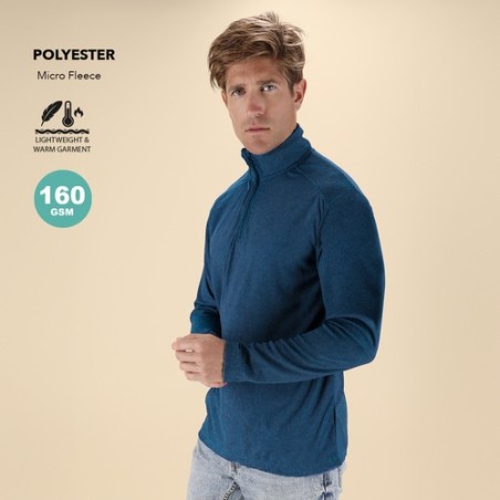 Veste Polaire Unisexe Personnalisée en Fleece pas cher - Arsuk Matières : polyester Taille textile : XXL Couleurs : bleu marine 