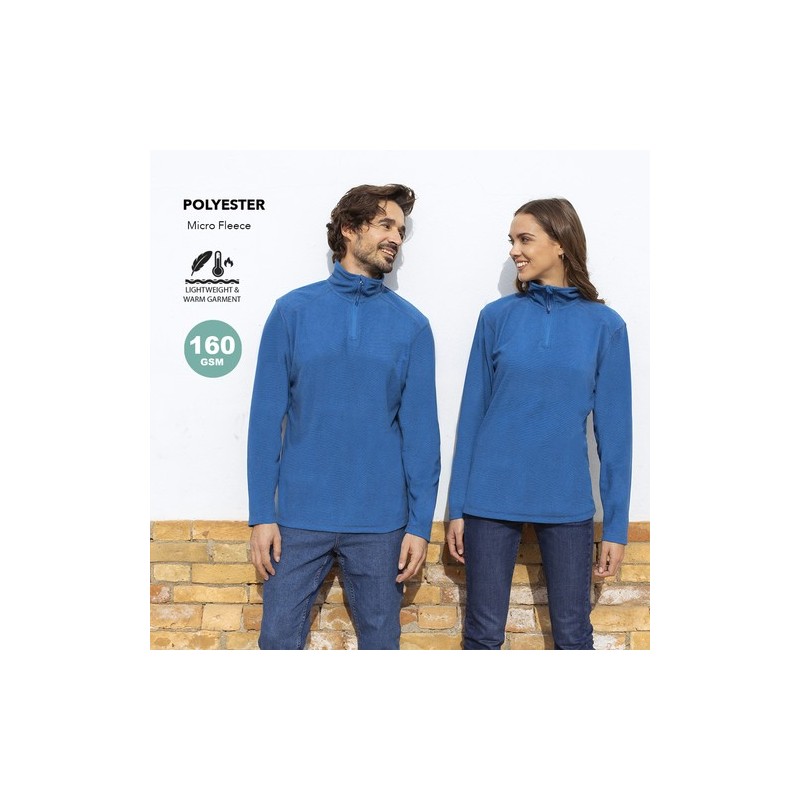 Veste Polaire Unisexe Personnalisée en Fleece pas cher - Arsuk Matières : polyester Taille textile : XS Couleurs : bleu marine m
